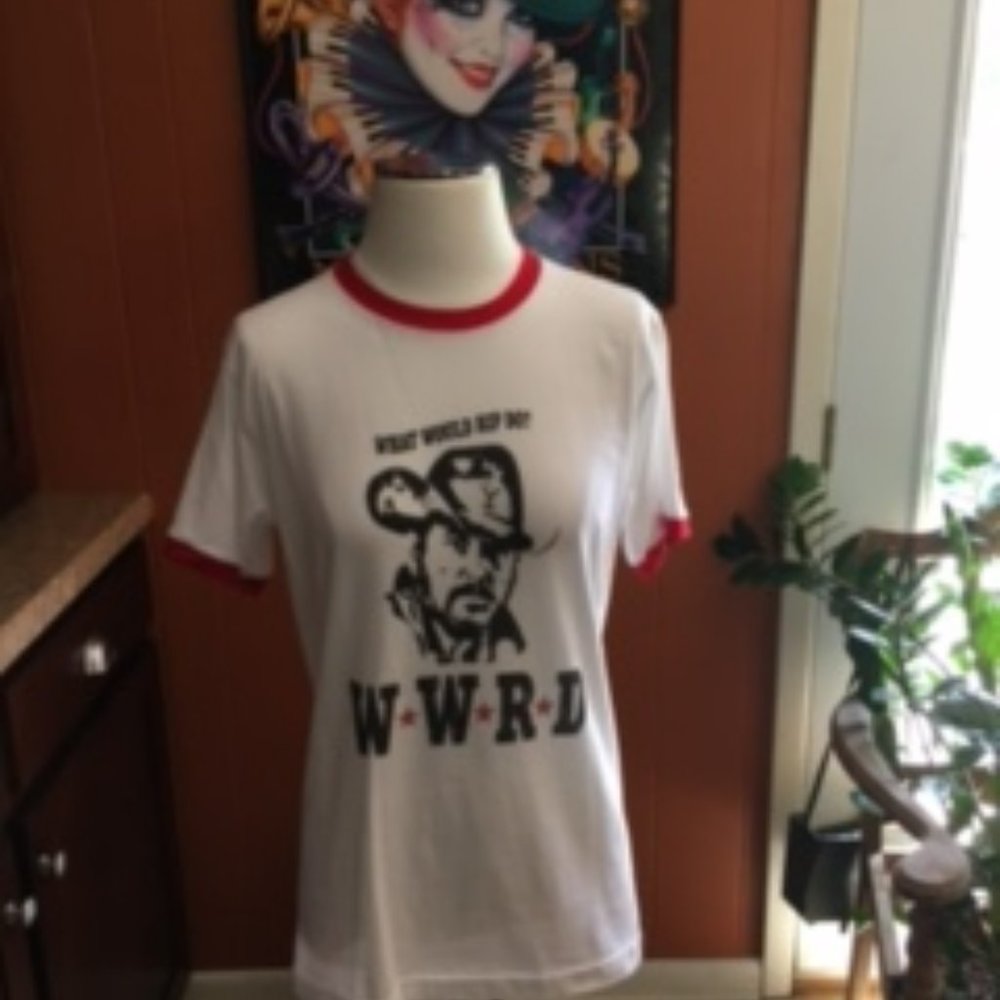 "Bohemian Cowgirl", Size Small, "What Would Rip Do" T-Shirt